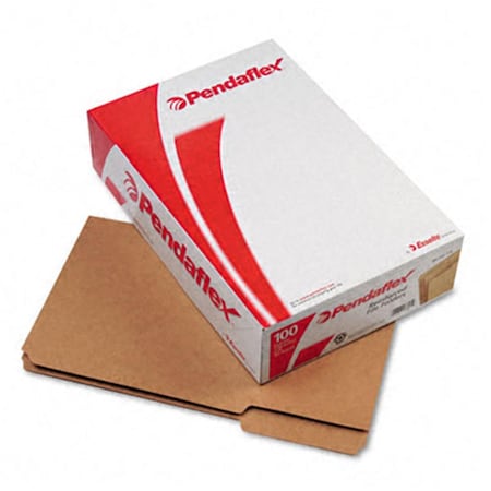 Pendaflex Pendaflex RK153-1/3 Two-Ply- Dark Kraft File Folders- 1/3 Cut- Top Tab- Legal- Brown- 100/Box RK153-1/3